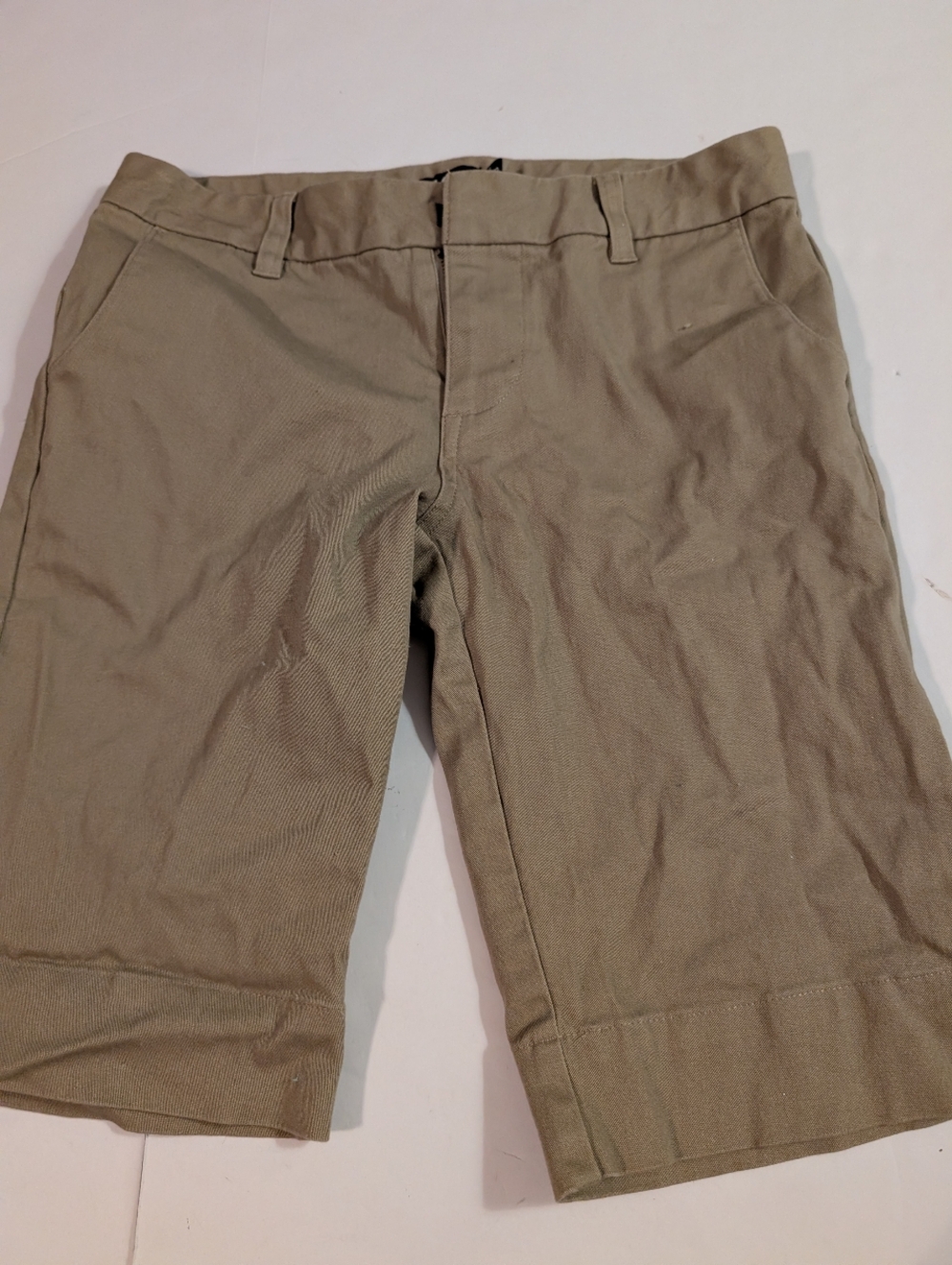 Lee Uniform Khaki Shorts - Sz 3 Light Tan Flat Front